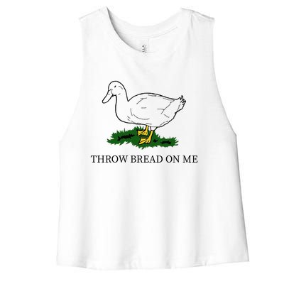 Throw Bread On Me Women's Racerback Cropped Tank