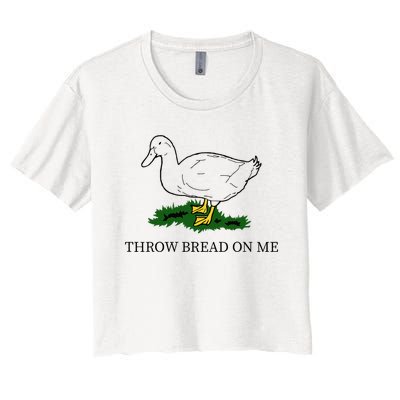 Throw Bread On Me Women's Crop Top Tee