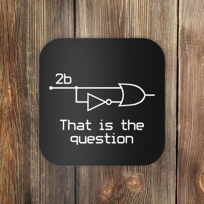 To Be Or Not To Be Electrical Engineer Circuit Dark Coaster