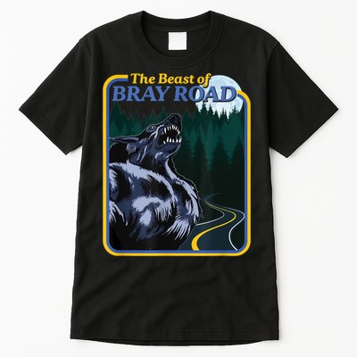 The Beast Of Bray Road Retro Wisconsin Dogman Cryptid Tall T-Shirt
