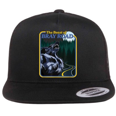 The Beast Of Bray Road Retro Wisconsin Dogman Cryptid Flatbill Hat