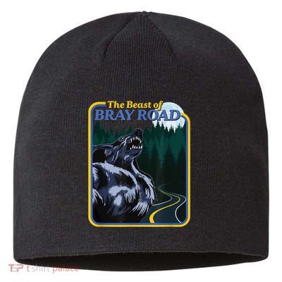 The Beast Of Bray Road Retro Wisconsin Dogman Cryptid Sustainable Beanie