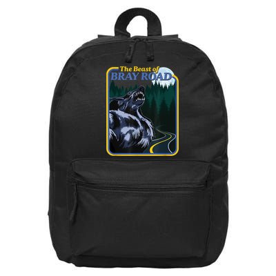 The Beast Of Bray Road Retro Wisconsin Dogman Cryptid 16 in Basic Backpack