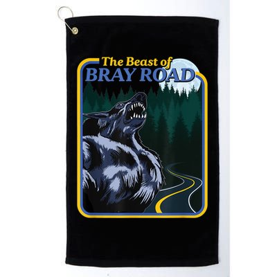 The Beast Of Bray Road Retro Wisconsin Dogman Cryptid Golf Towel