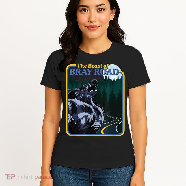 The Beast Of Bray Road Retro Wisconsin Dogman Cryptid Womens T-Shirt