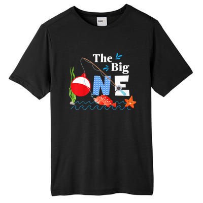 The Big One Year 1st First Birthday Little Fisherman  Tall Fusion ChromaSoft Performance T-Shirt