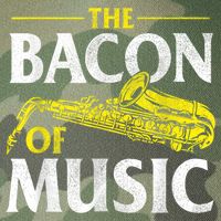 The Bacon Of Music Saxophone Player Saxophonist Jazz Legacy Tie Dye Trucker Hat