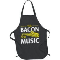 The Bacon Of Music Saxophone Player Saxophonist Jazz Full-Length Apron With Pockets