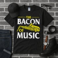 The Bacon Of Music Saxophone Player Saxophonist Jazz Tall T-Shirt