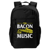 The Bacon Of Music Saxophone Player Saxophonist Jazz Backpack