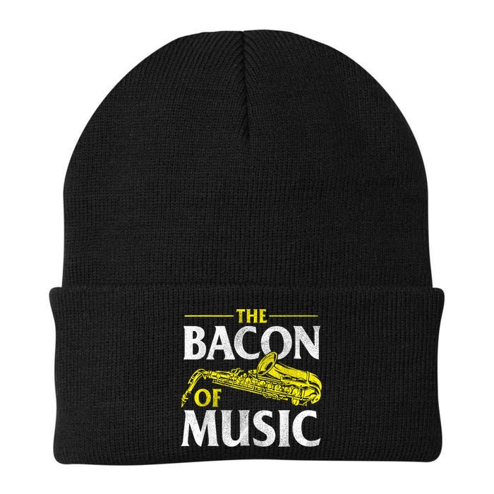 The Bacon Of Music Saxophone Player Saxophonist Jazz Beanie