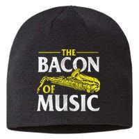 The Bacon Of Music Saxophone Player Saxophonist Jazz Sustainable Beanie