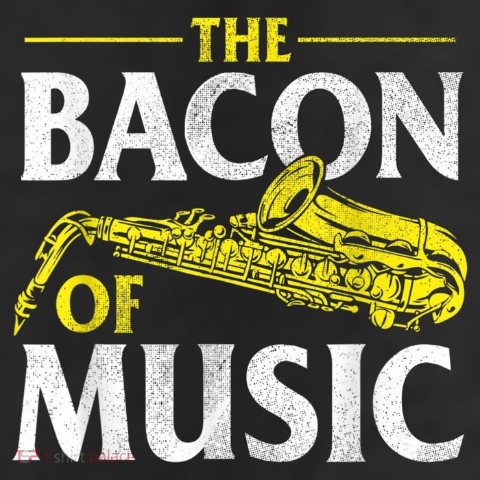 The Bacon Of Music Saxophone Player Saxophonist Jazz 25L Jumbo Tote