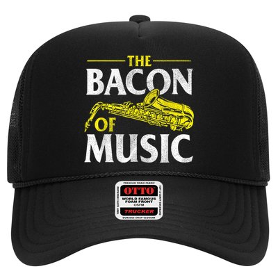 The Bacon Of Music Saxophone Player Saxophonist Jazz Trucker Hat