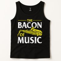 The Bacon Of Music Saxophone Player Saxophonist Jazz Tank Top