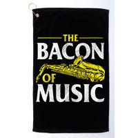 The Bacon Of Music Saxophone Player Saxophonist Jazz Golf Towel