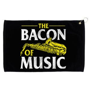 The Bacon Of Music Saxophone Player Saxophonist Jazz Grommeted Golf Towel