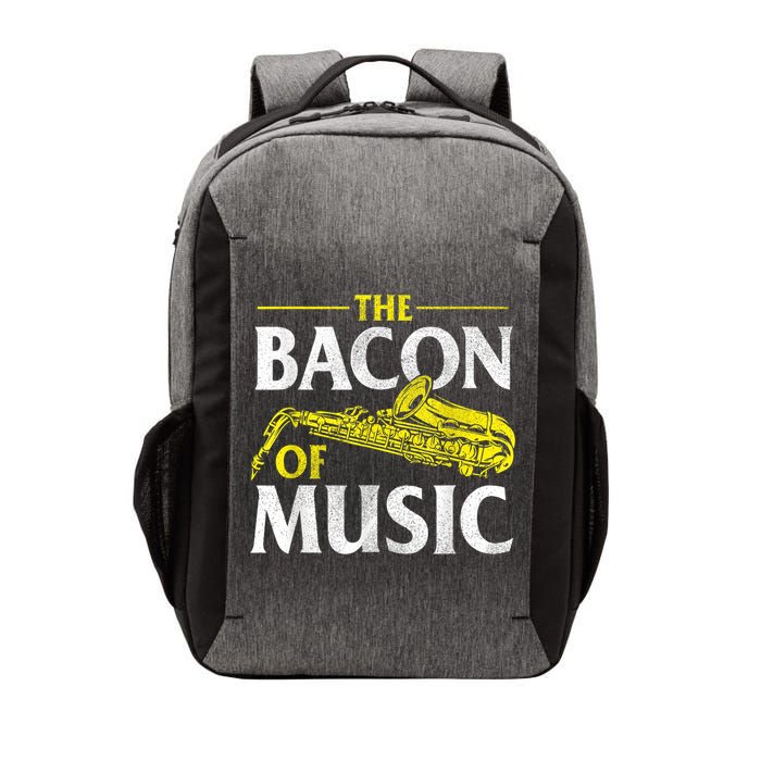 The Bacon Of Music Saxophone Player Saxophonist Jazz Vector Backpack