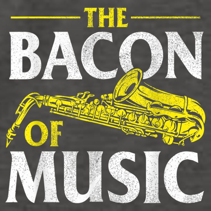 The Bacon Of Music Saxophone Player Saxophonist Jazz Vector Backpack