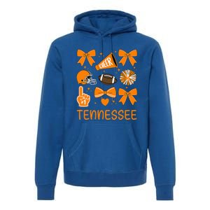 Tennessee Bow Orange For Tn Lovers Premium Hoodie