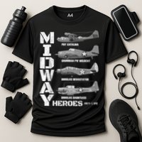The Battle Of Midway Plane Spotting American WW2 Planes Performance Shirt