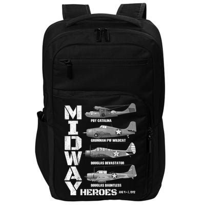 The Battle Of Midway Plane Spotting American WW2 Planes Impact Tech Backpack