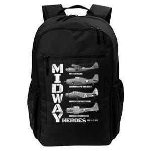 The Battle Of Midway Plane Spotting American WW2 Planes Daily Commute Backpack