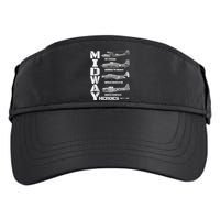 The Battle Of Midway Plane Spotting American WW2 Planes Adult Drive Performance Visor