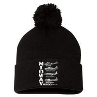 The Battle Of Midway Plane Spotting American WW2 Planes Pom Pom 12in Knit Beanie