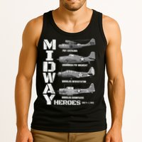The Battle Of Midway Plane Spotting American WW2 Planes Tank Top