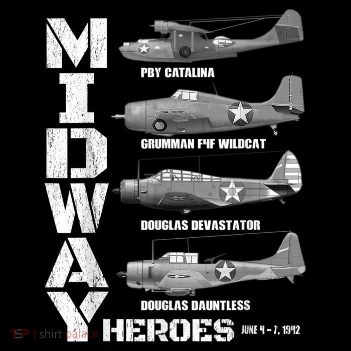 The Battle Of Midway Plane Spotting American WW2 Planes Short Acrylic Beanie