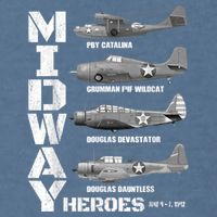 The Battle Of Midway Plane Spotting American WW2 Planes Garment-Dyed Sweatshirt