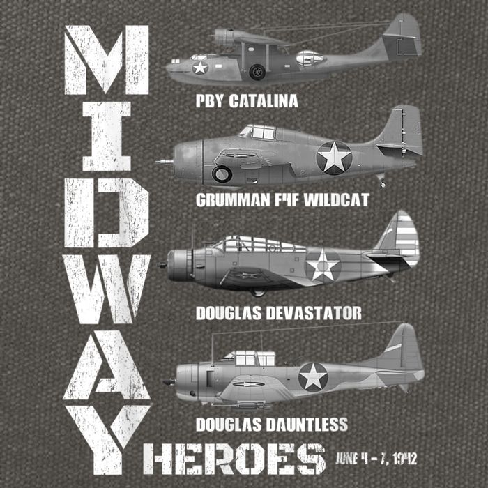 The Battle Of Midway Plane Spotting American WW2 Planes Cotton Canvas Backpack