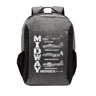 The Battle Of Midway Plane Spotting American WW2 Planes Vector Backpack