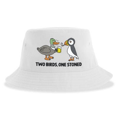 Two Birds One Stoned Sustainable Bucket Hat