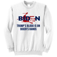 TrumpS Blood On BidenS Hands Sweatshirt