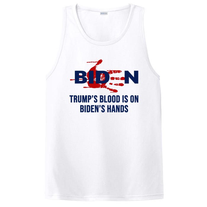 TrumpS Blood On BidenS Hands PosiCharge Competitor Tank