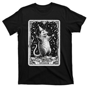 The Birthday Opossum Tarot Card Opossum T-Shirt