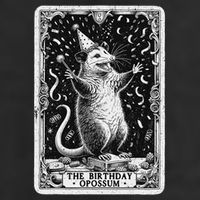 The Birthday Opossum Tarot Card Opossum Adult Drive Performance Visor