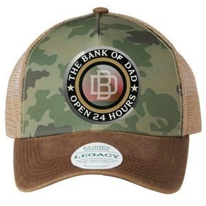 The Bank Of Dad Funny Fathers Day T Legacy Tie Dye Trucker Hat