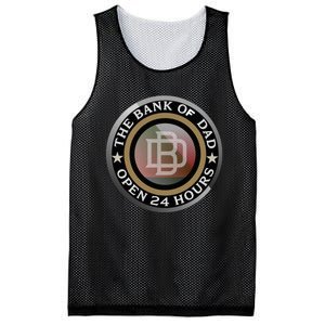 The Bank Of Dad Funny Fathers Day T Mesh Reversible Basketball Jersey Tank