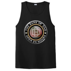 The Bank Of Dad Funny Fathers Day T PosiCharge Competitor Tank