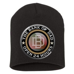 The Bank Of Dad Funny Fathers Day T Short Acrylic Beanie