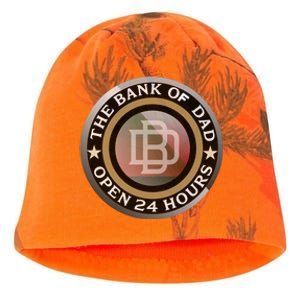 The Bank Of Dad Funny Fathers Day T Kati - Camo Knit Beanie