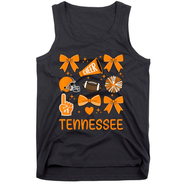 Tennessee Bow Orange For Tn Lovers Tank Top