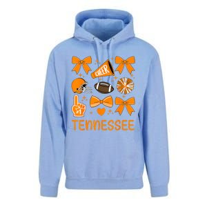 Tennessee Bow Orange For Tn Lovers Unisex Surf Hoodie