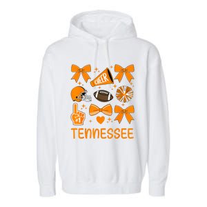 Tennessee Bow Orange For Tn Lovers Garment-Dyed Fleece Hoodie