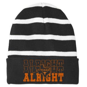 The Best Outfits & Accessories For Tx Lovers Striped Beanie with Solid Band