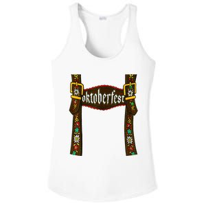 Traditional Bavarian Oktoberfest 24 Lederhosen Beer Drinkin Ladies PosiCharge Competitor Racerback Tank