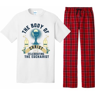 The Body Of Christ Celebrating The Eucharist Pajama Set